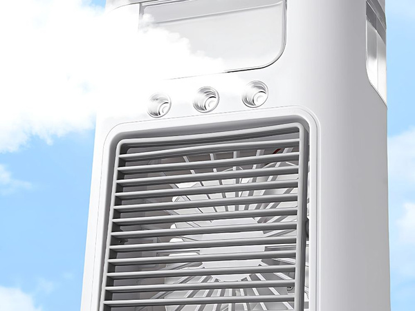 Stolný ventilátor s vodným zvlhčovačom usb rgb led 3 úrovne rýchlosti