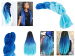 Cheveux synthétiques pour tresses ombrées