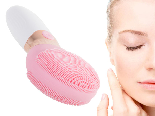 Facial cleansing brush sonic massager