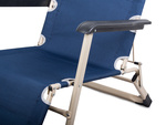 Folding beach chair zero gravity 2in1 touristic chair
