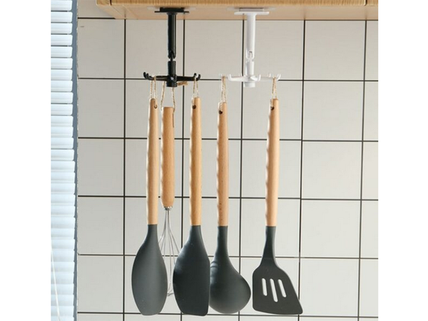 Вращающаяся вешалка и органайзер для кухни и ванной комнаты.