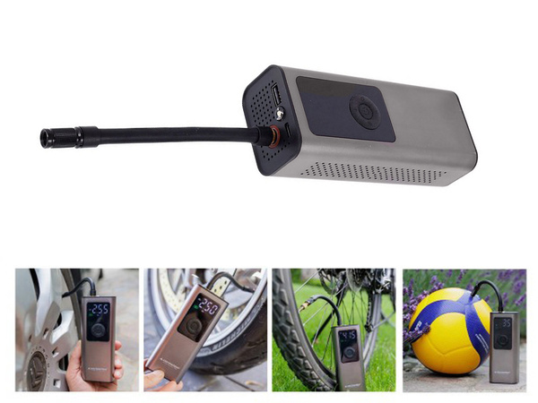 Pompe à batterie pour vélo voiture compresseur électrique 10 bar lcd