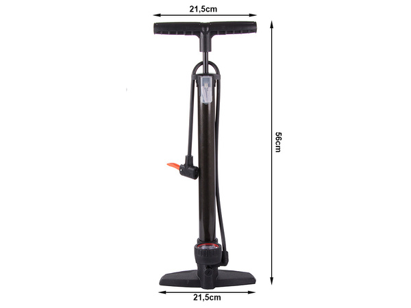 Floor standing pump with pressure gauge foot pump car pump bicycle pump tips