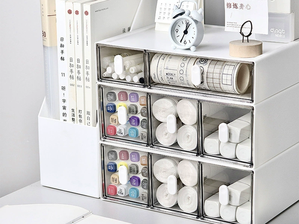 Armoire à outils organiseur de bureau étagères pour cosmétiques épices tiroirs