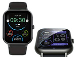 Smartwatch zegarek damski męski gumowy pasek sport bluetooth rozmowy czarny