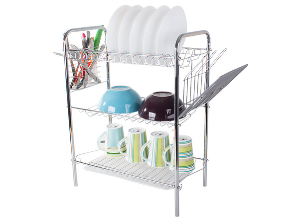 Tendedero de tres niveles escurridor de cocina