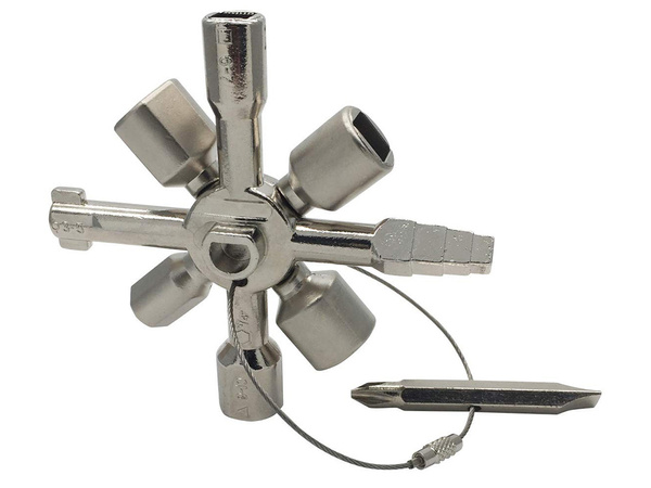 Univerzális elektromos szekrénykulcs 10in1