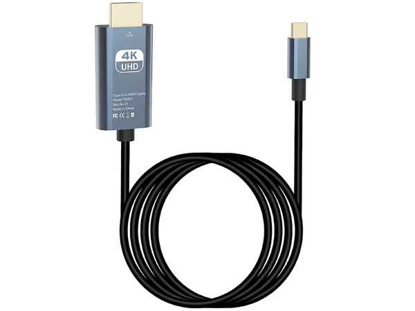 USB-C HDMI KÁBEL ADAPTER HUB USB TÍPUS C - HDMI 4K 180 cm
