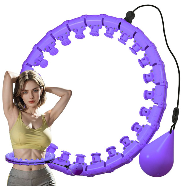 Težki hula hoop za vaje za hujšanje nastavljiv masažni obroč