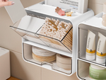 Armoire organiseur contenant avec tiroir rangement de cosmétiques pour la salle de bains