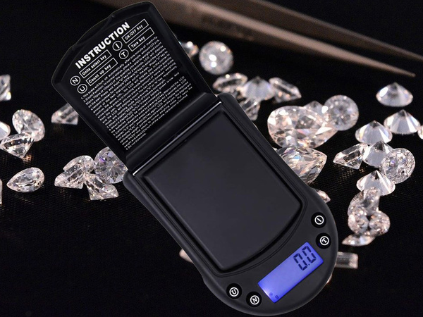 500g/0,1g drahé elektronické váhy