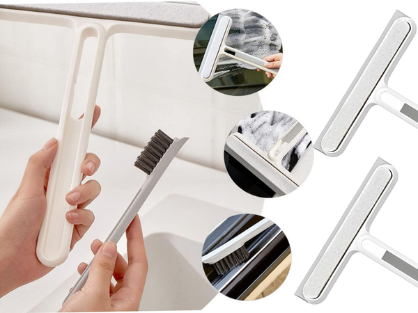 Fensterreiniger rakel mit griff fensterwasserbürste rillenbürste