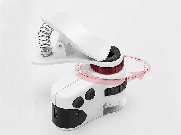 Mini mikroskopa telefona objektīvs tālummaiņa 60x