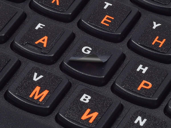 Pc qwerty laptop keyboard stickers 11x13mm