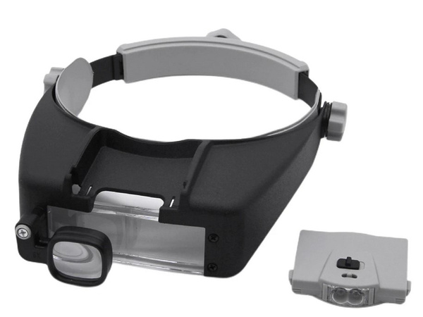 Priekinis žibintas 2 led precision glasses 1.5x 17x