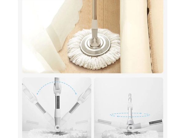 360 spin turbo turble mop washer pakk 2 x mikrokiudlapid