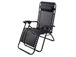 Chaise de plage pliante gravité zéro 2in1 chaise touristique