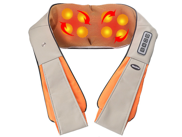 Masážny pás na krk masážny pás na telo shiatsu relaxačný vankúš