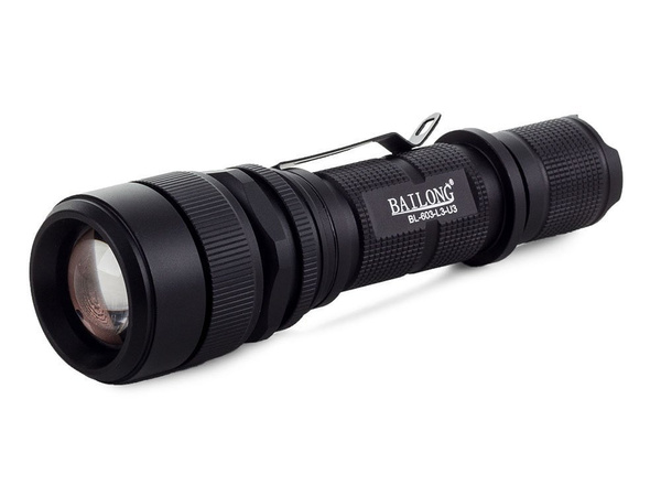 Bailong tactical led rechargeable usb torch l3-u3
