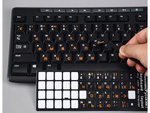 Pc qwerty laptop keyboard stickers 11x13mm