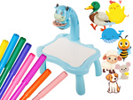 Retroproiector masă de desen whiteboard markere pentru copii markere