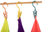 Clip with hook set of 3 pieces laundry drying clip