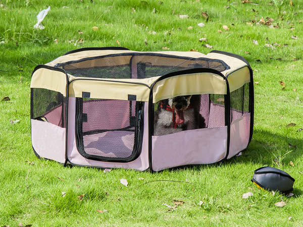 Enclos pliable pour chien lit pour animal de compagnie cage pour chat grand chenil léger