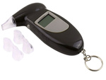 Breathalyser with replaceable mouthpieces 5 tips lcd
