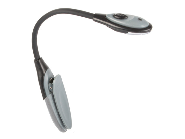 Luz led con clip para leer libros flexible