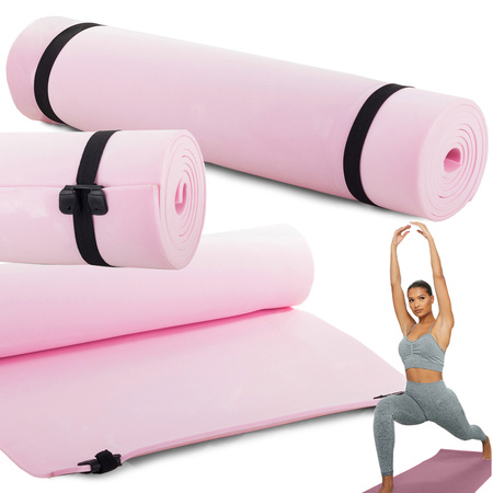 Edzőszőnyeg jóga fitness puha vastag 0,5 cm-es edzőszőnyeg