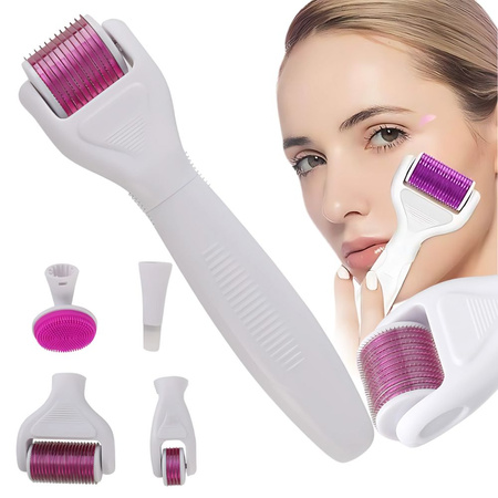 Derma roller für mikronadeln mesotherapie gesicht hals körper 6-in-1-kit