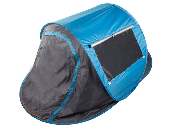 Tente de plage pop-up uv sealable self folding blue large