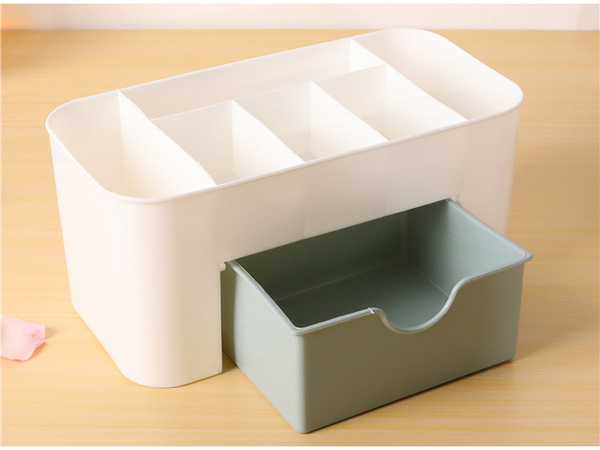 Casket cosmetics organiser jewellery drawer brush holder