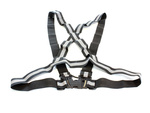 Reflective harness waistcoat for motorbike bicycle running