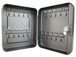 Key safe metal case lockable for 48 keys hangers with hooks