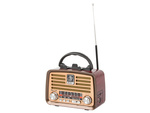Retro kuchyňské mobilní rádio fm am bluetooth usb dobíjecí anténa