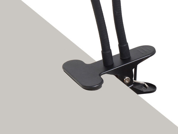 24 led desk lamp with clip phone holder