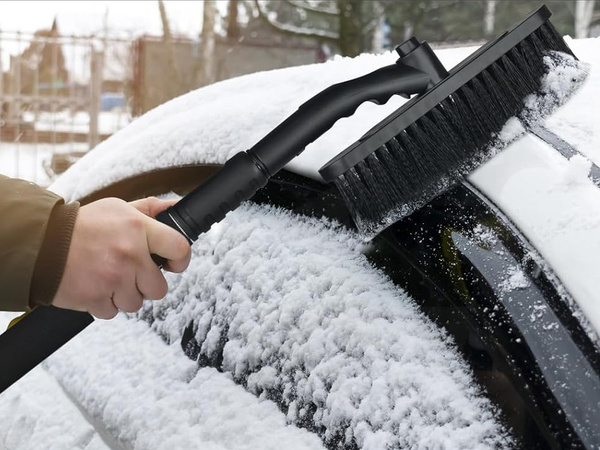 Racletă perie telescopică perie pliabilă pentru ferestre auto zăpadă gheață
