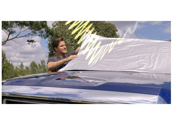 Automobilio priekinio stiklo dangtis nuo šalčio didelis