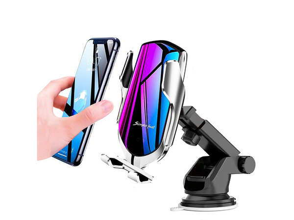 Autós tartó telefon töltő kijelző