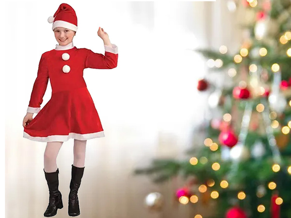 Chapeau du père noël pour fille
