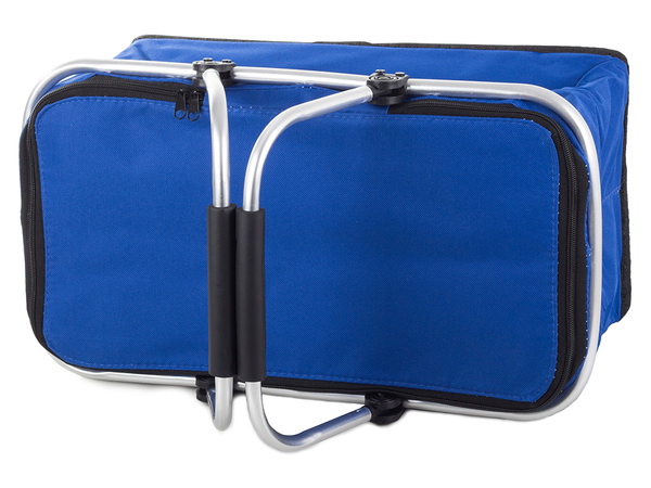 Thermal folding picnic basket insulating shopping basket