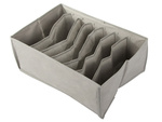 Underwear organiser bras for wardrobe drawer 7 compartments bin