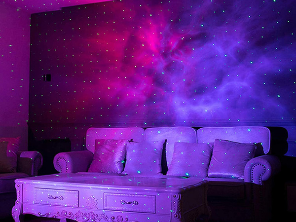 Hvězdný projektor nebeský projektor noční světlo laserové led dálkové ovládání