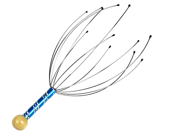 Ayurvédikus relaxáló kézi fejmasszírozó