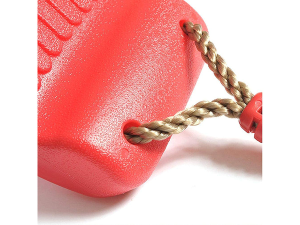 Vaikiškos sodo sūpynės gėlių sėdynė su virve prie medžio