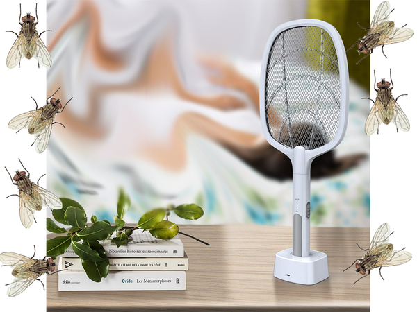 Łapka pułapka lampa owadobójcza uv na muchy komary owady elektryczna