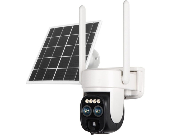 Saulės kamera wifi ip lauko rotacinė kamera wifi priartinimo judesio detektorius ip66