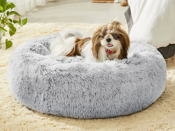 Fluffy dog bed cat bedding soft cushion couch bedding 80cm