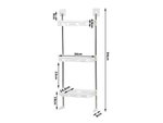 3 tier bathroom shelf toilet rack